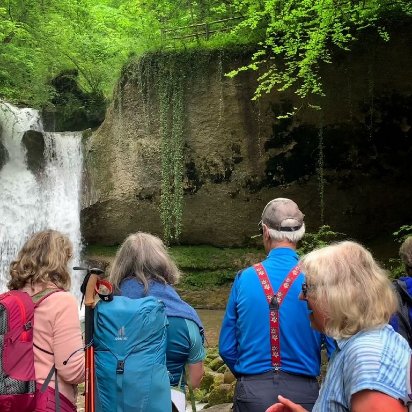 1 Wasserfall vom Chämtner Bach im Tobel