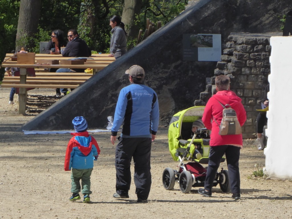 Das Amphitheater bietet auch Gelegenheit für eine Rast