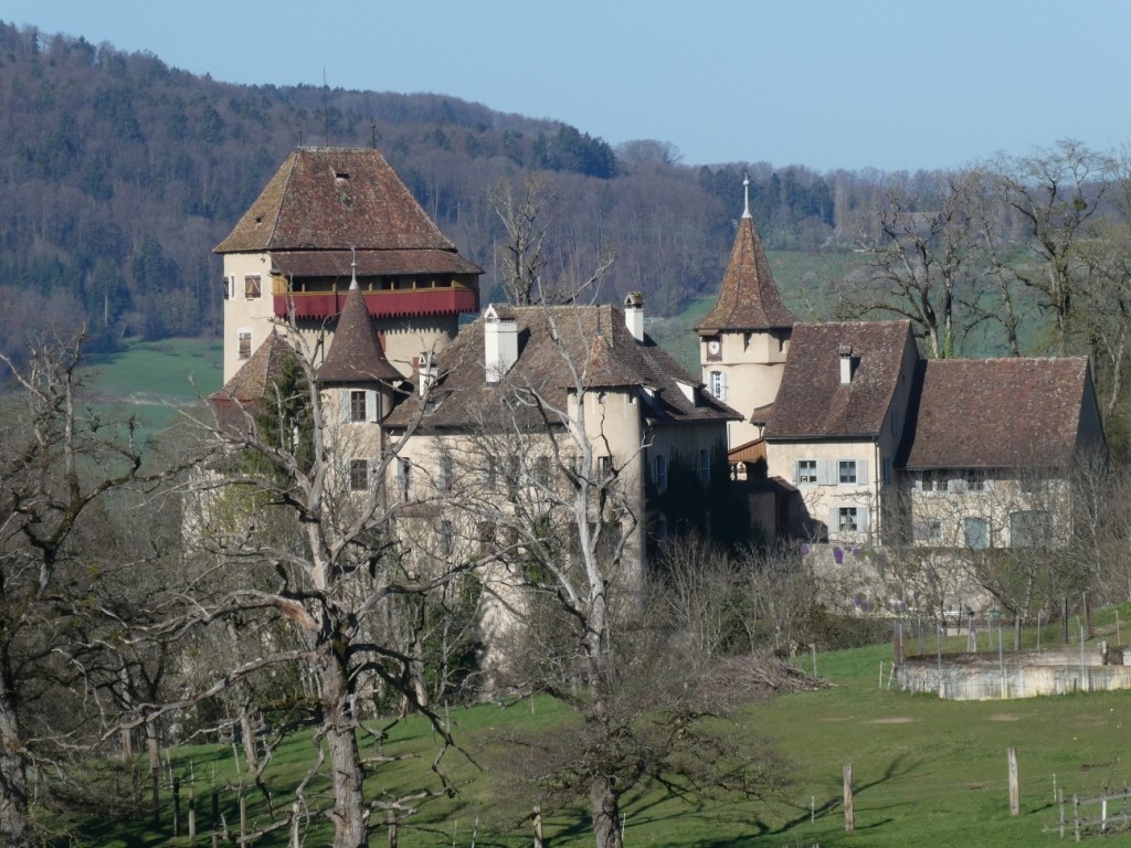 Schloss Wildenstein als erstes Zwischenziel der Wanderung